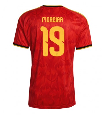 Belgien Diego Moreira #19 Hemmatröja VM 2026 Kortärmad